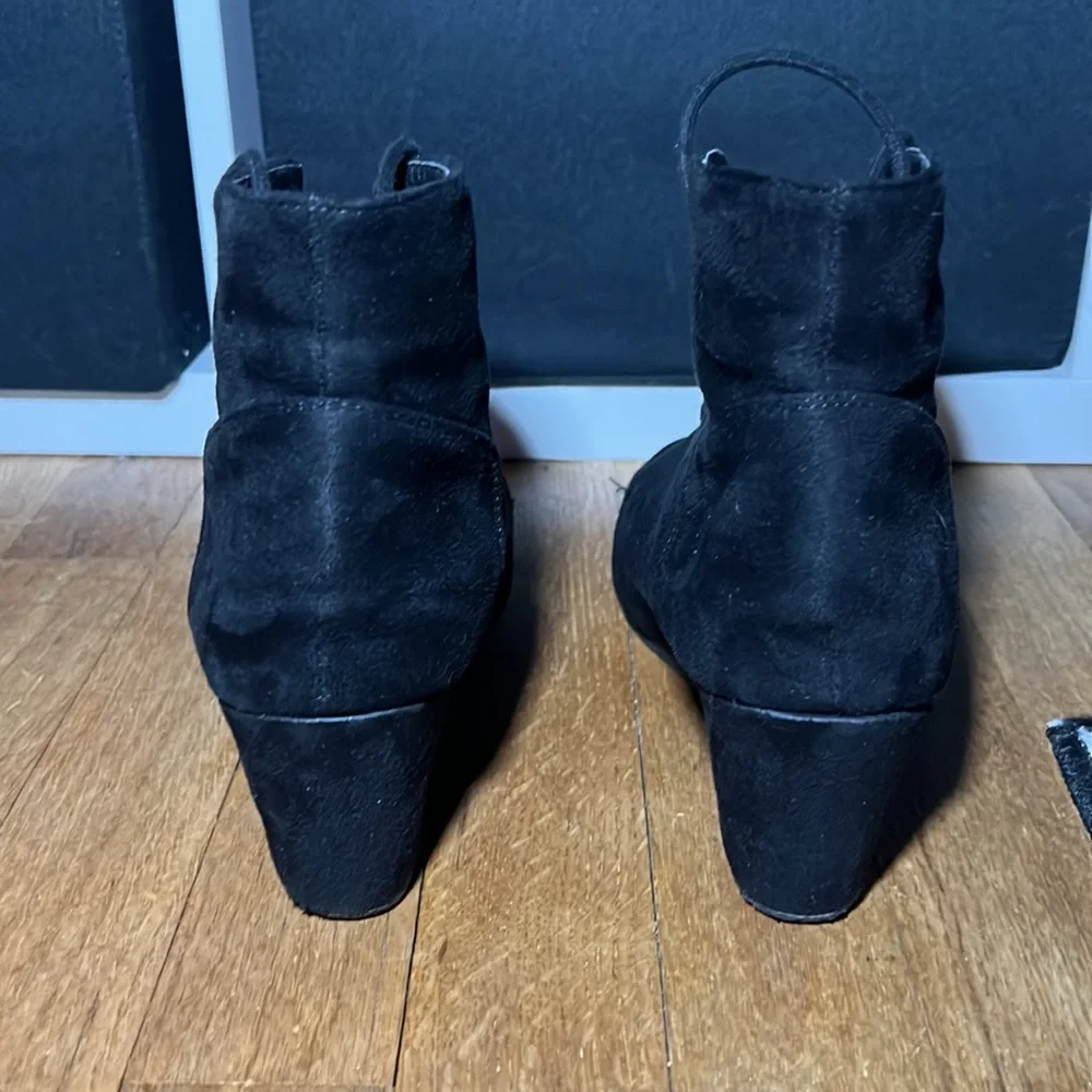 Black wedged heels - Picture 3 of 3